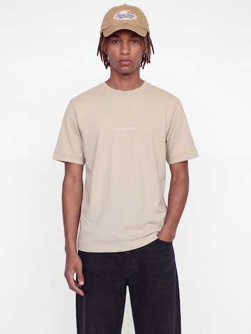 JACK & JONES - Camiseta en beige: frente