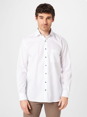 ETERNA Klasický střih Košile – bílá: přední strana