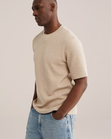 WE Fashion Μπλουζάκι σε μπεζ: μπροστά