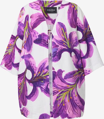 Veste mi-saison Ulla Popken en blanc : devant