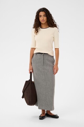 SOAKED IN LUXURY - Falda 'SLNanine' en gris