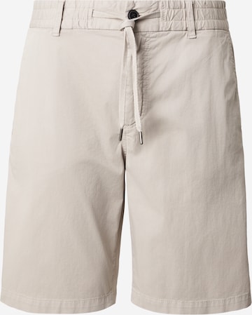 Effilé Pantalon chino 'DS-1-S' BOSS en gris : devant