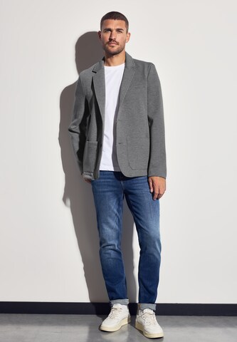 Street One MEN Regular Fit Sakko 'Scuba' in Grau