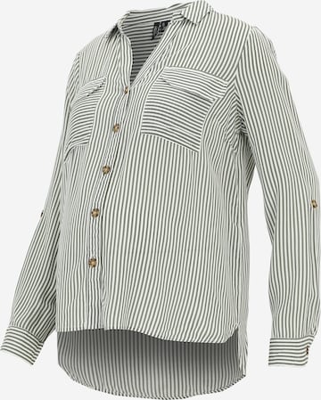 Camicia da donna 'VMMBumpy' di Vero Moda Maternity in verde: frontale