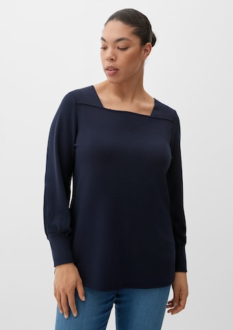 TRIANGLE Shirt in Blauw: voorkant