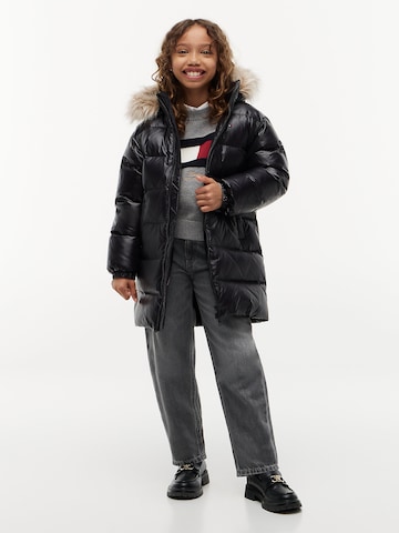 Manteau 'Essential' TOMMY HILFIGER en noir : devant