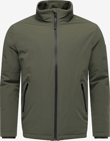 Ragwear Ulkoilutakki 'Colwie' värissä vihreä: etupuoli