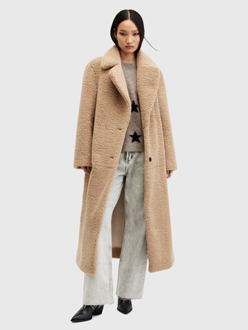 AllSaints Between-seasons coat 'FREDDIE' in Brown: front