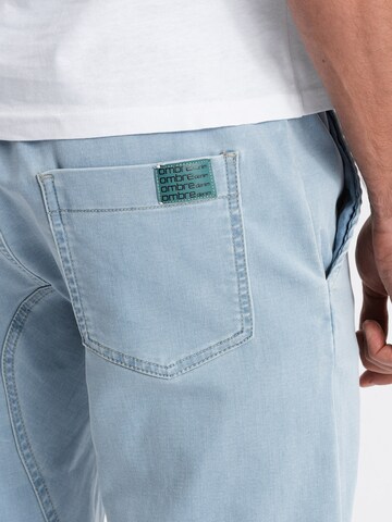 Ombre Tapered Cargo Jeans 'PADJ-0112' in Blue