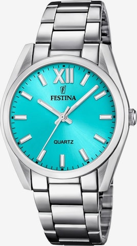 Montre à affichage analogique 'Watch Boyfriend Collection' FESTINA en bleu : devant