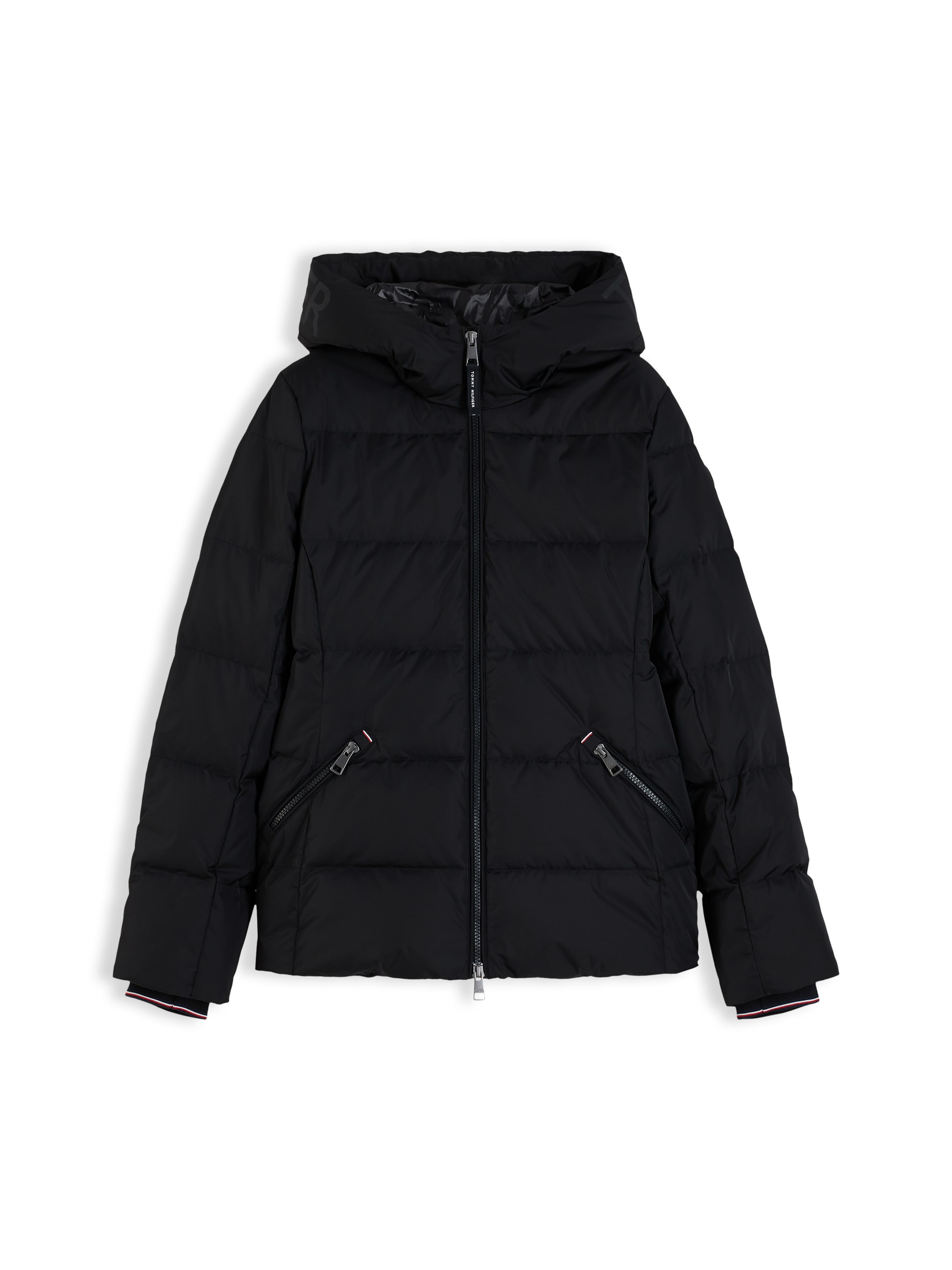 TOMMY HILFIGER - Casaco de inverno em preto: frente