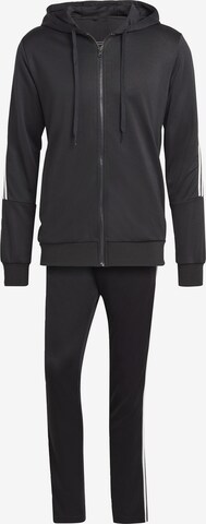 ADIDAS PERFORMANCE Tracksuit in Black: front