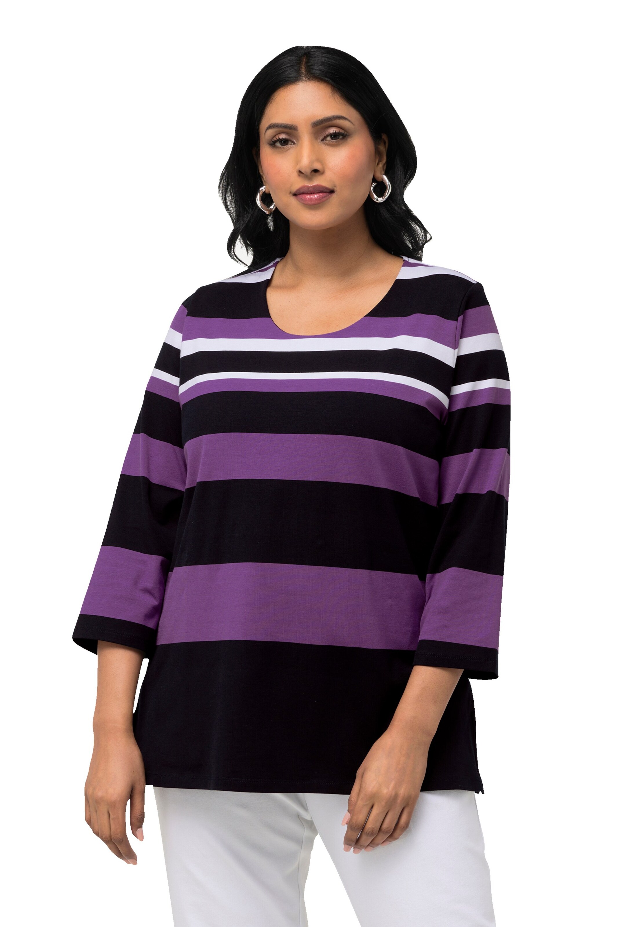 Ulla Popken Shirt in Purple: front
