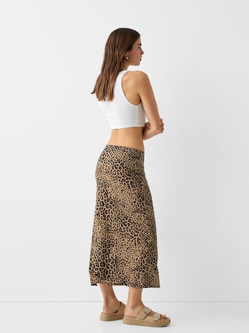 Bershka Skirt in Brown