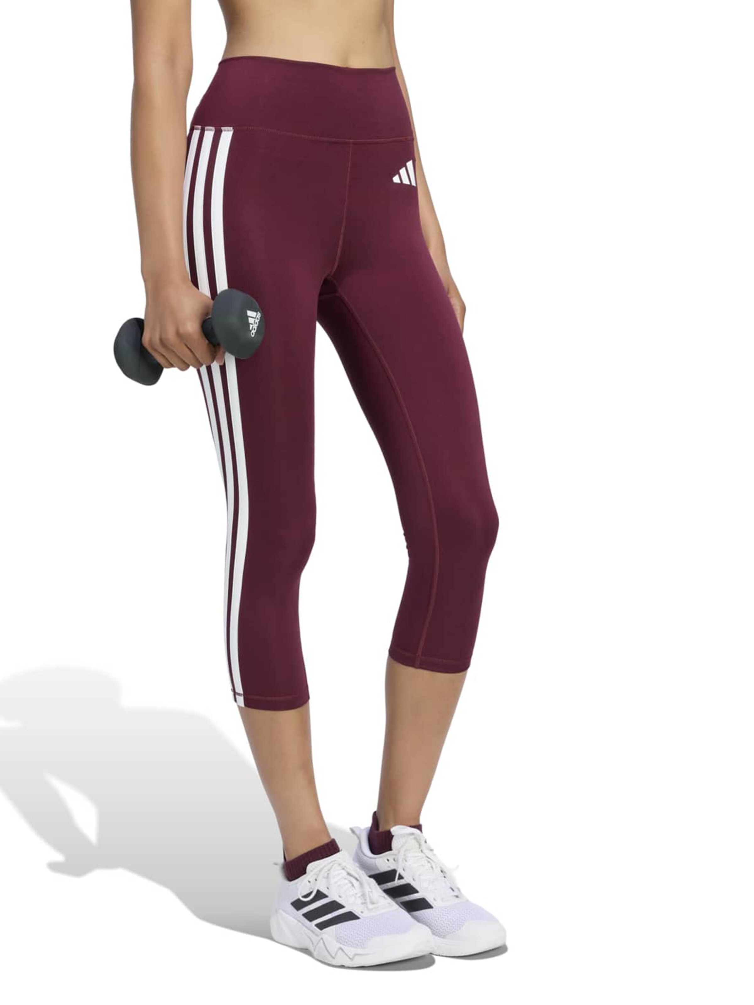 ADIDAS PERFORMANCE Skinny Παντελόνι φόρμας 'Optime Essentials' σε κόκκινο: μπροστά