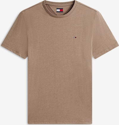 Marškinėliai iš Tommy Jeans, spalva – rausvai pilka, Prekių apžvalga