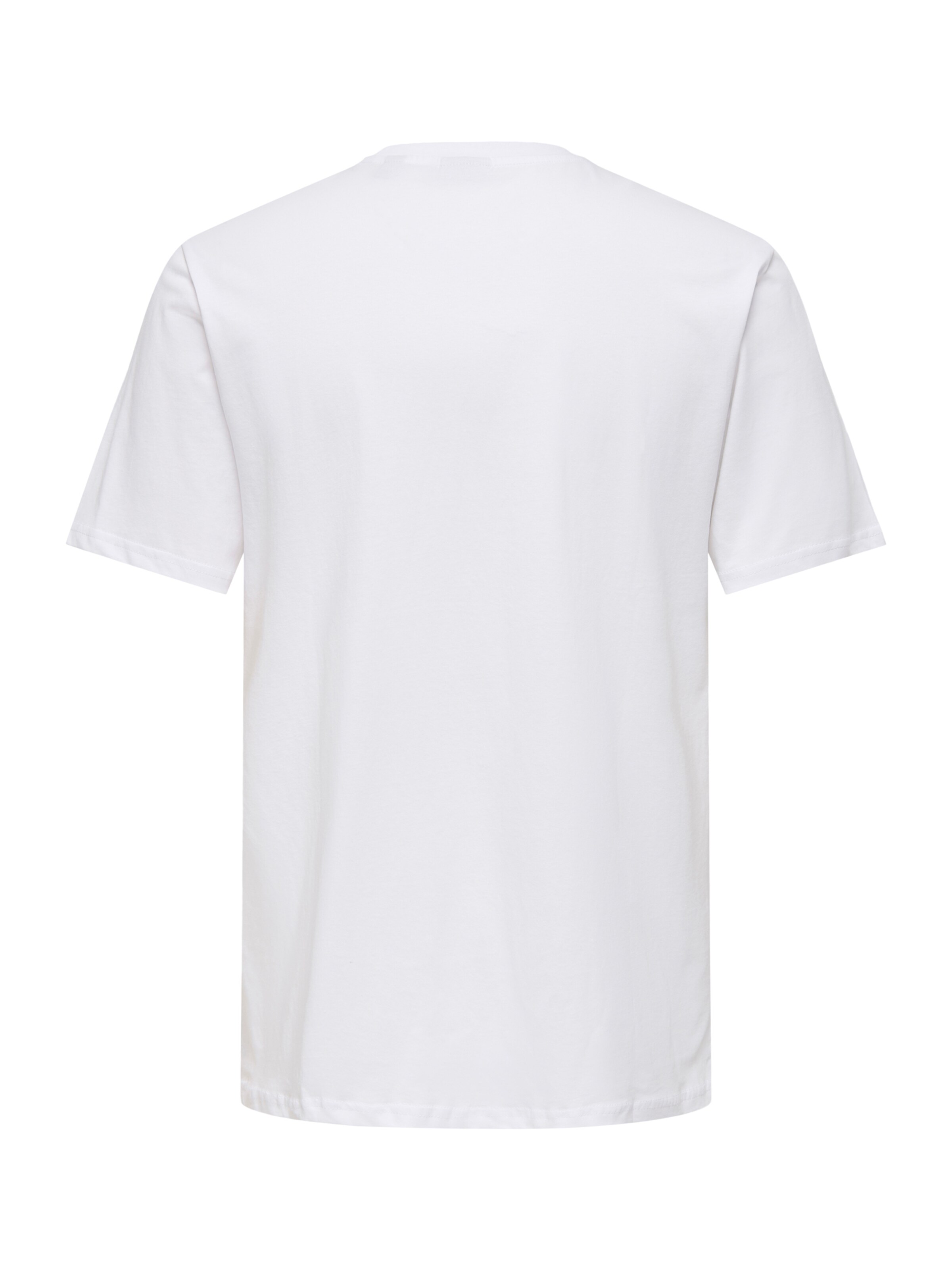 Tricou 'ONSMAX SCOOTER' de la Only & Sons pe alb