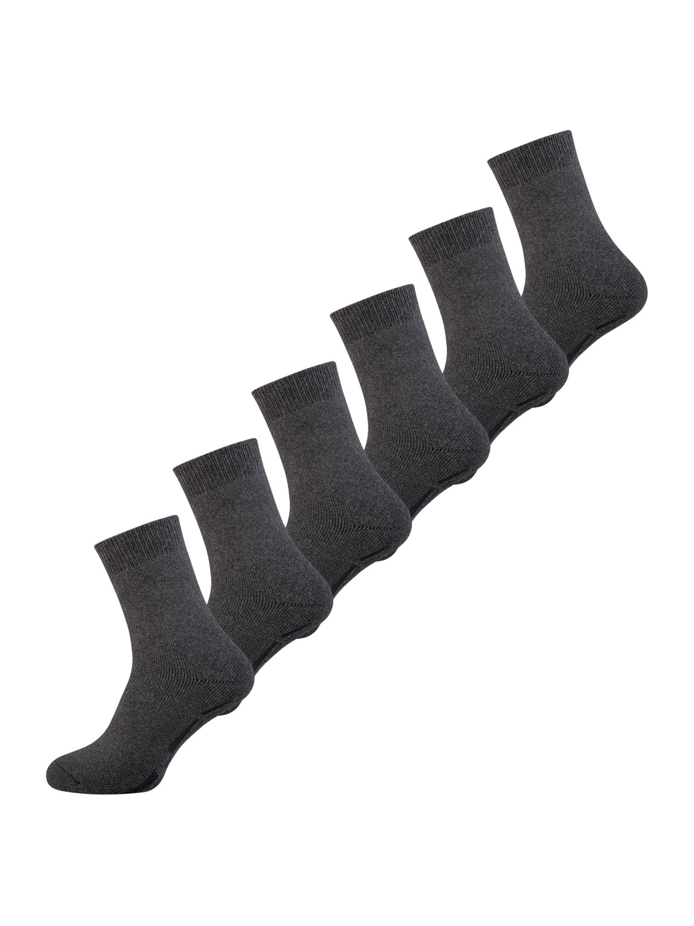 Nur Die Sokken ' Silikondruck ' in Grijs: voorkant