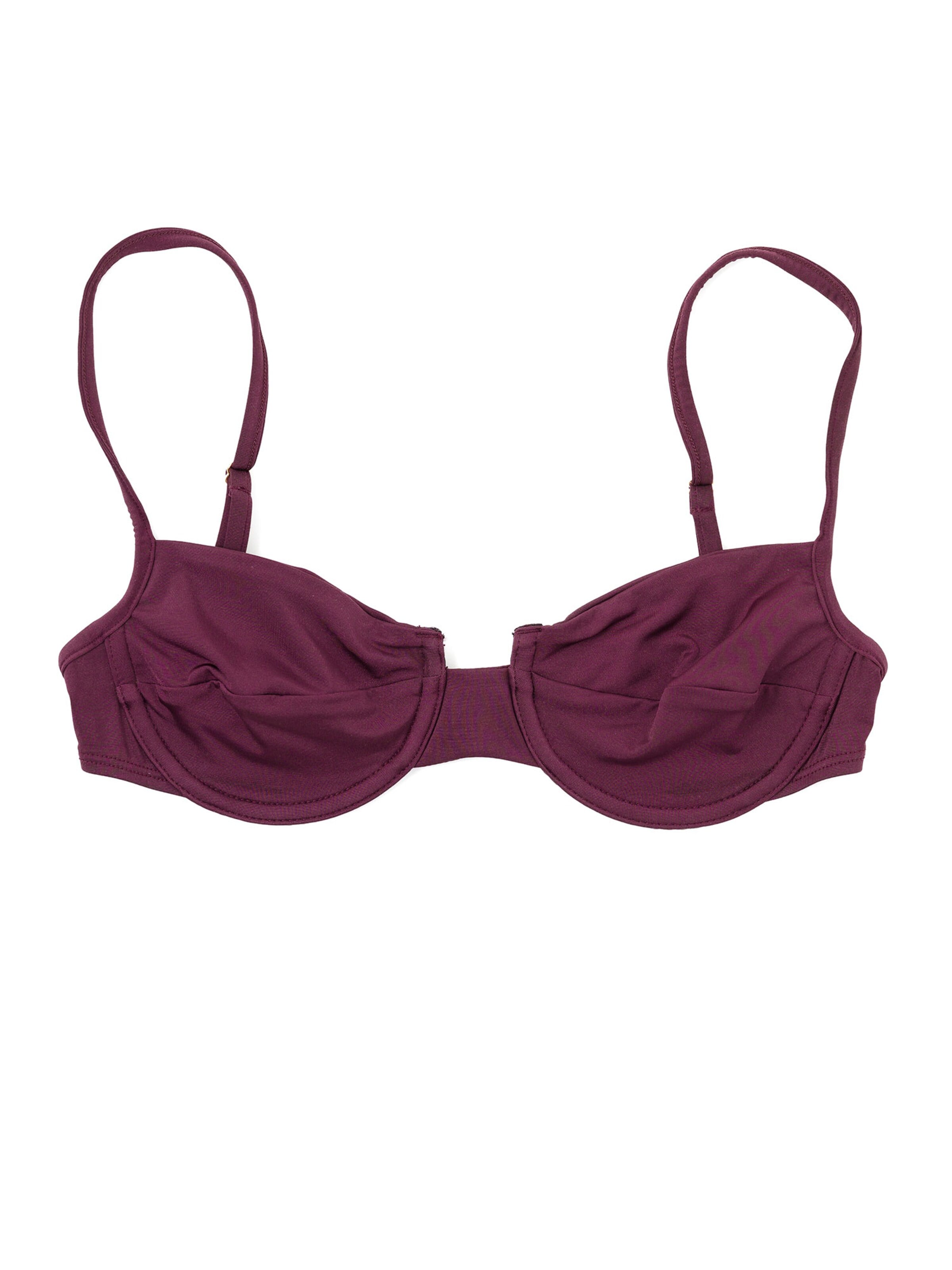 Matia Beachwear Balconette Bikinitop 'Bella Grape - Balconette Bikini Top'‌‌‌ in Lila: Vorderseite
