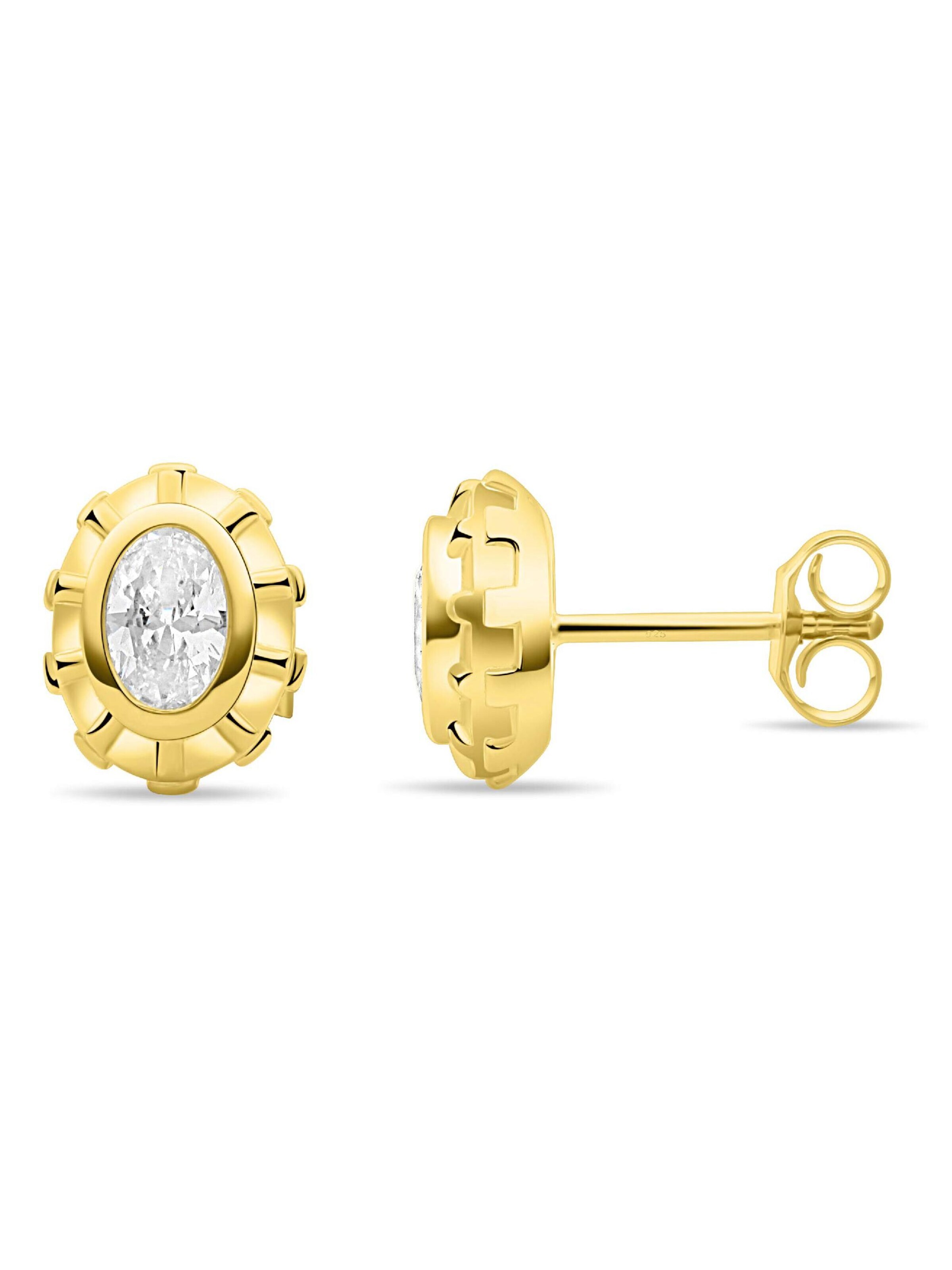 Tony Fein Ohrringe 'Oval'‌‌‌‌‌‌‌‌‌‌ in Gold