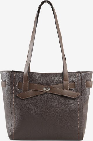 TOM TAILOR Shopper in Brown: front