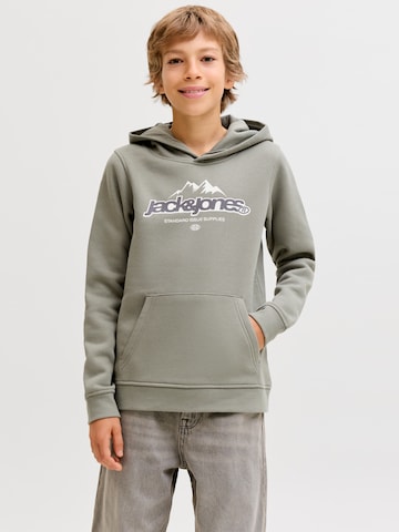 Jack & Jones Junior Sweatshirt 'JCOFlare' in Grün: Vorderseite