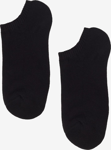 CALZEDONIA Ankle Socks in Black: front