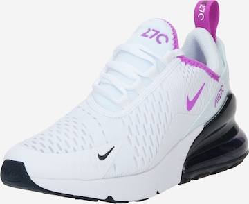 Baskets 'Air Max 270' Nike Sportswear en blanc : devant