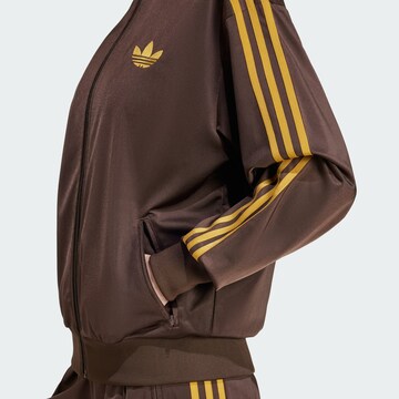 ADIDAS ORIGINALS Sweatjacke 'Adicolor Classic Firebird' in Braun