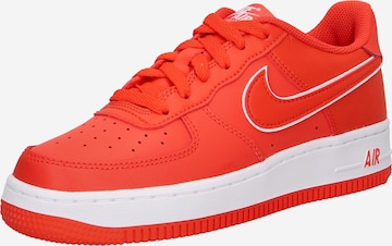 Nike Sportswear Sneakers 'Nike Air Force 1' in Red: front