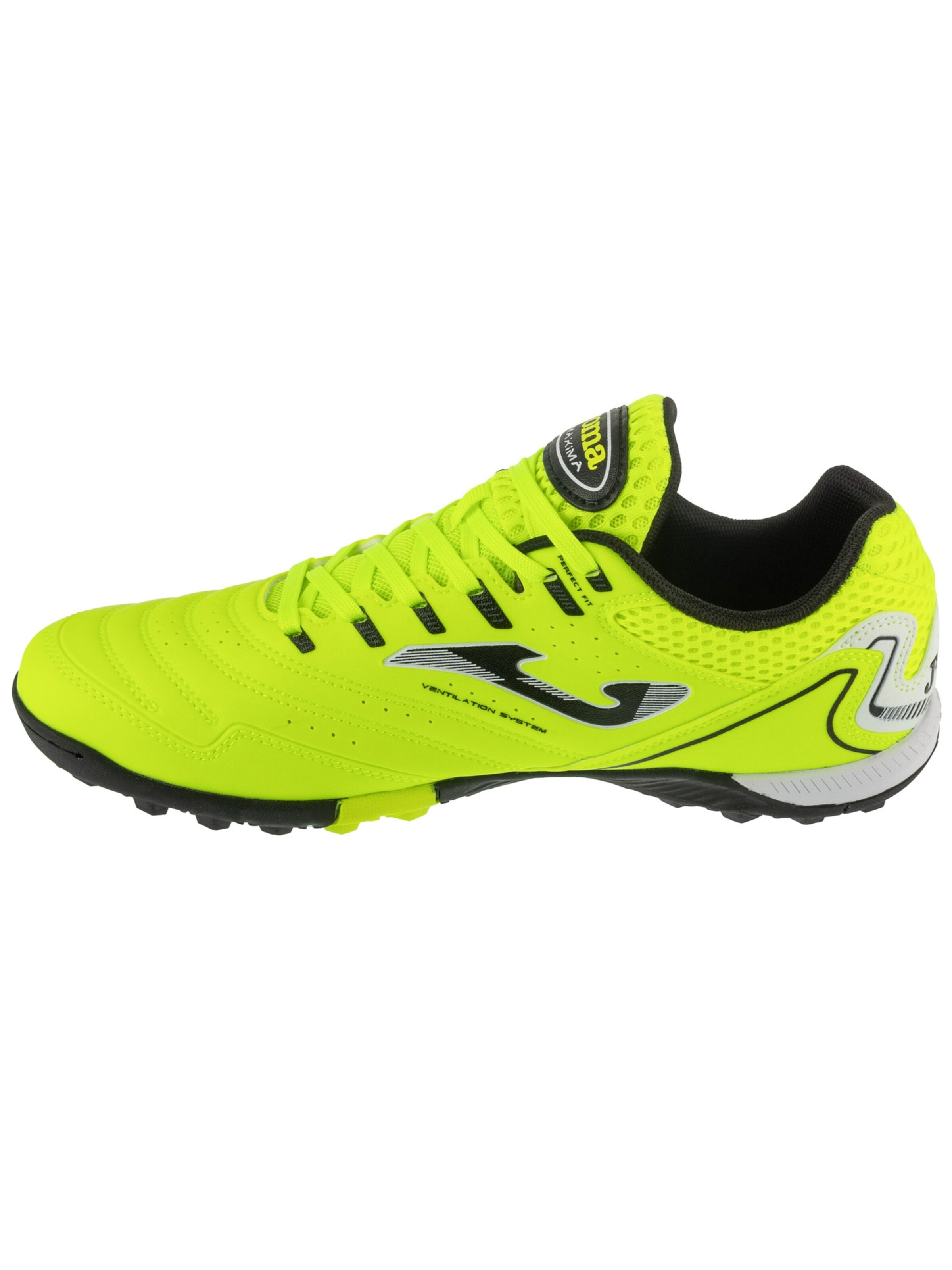 JOMA Soccer Cleats 'Maxima 25 MAXW TF' in Yellow: front