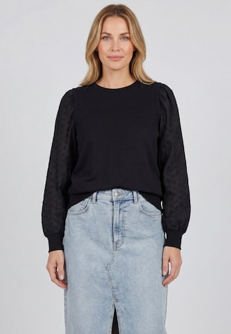 CALEY Sweatshirt in Schwarz: Vorderseite