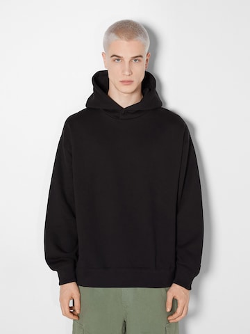 Bershka Sweatshirt in Schwarz: predná strana