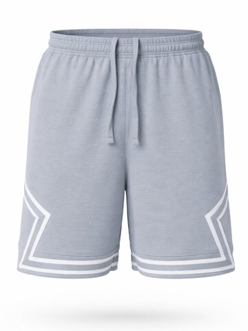 PANTONECLO Board shorts 'Pantoneclo Men’s Gym Shorts with Side Gaset' in Grey: front