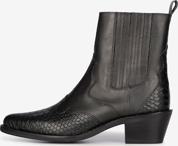 PS Poelman Enkellaarsjes in Zwart: voorkant