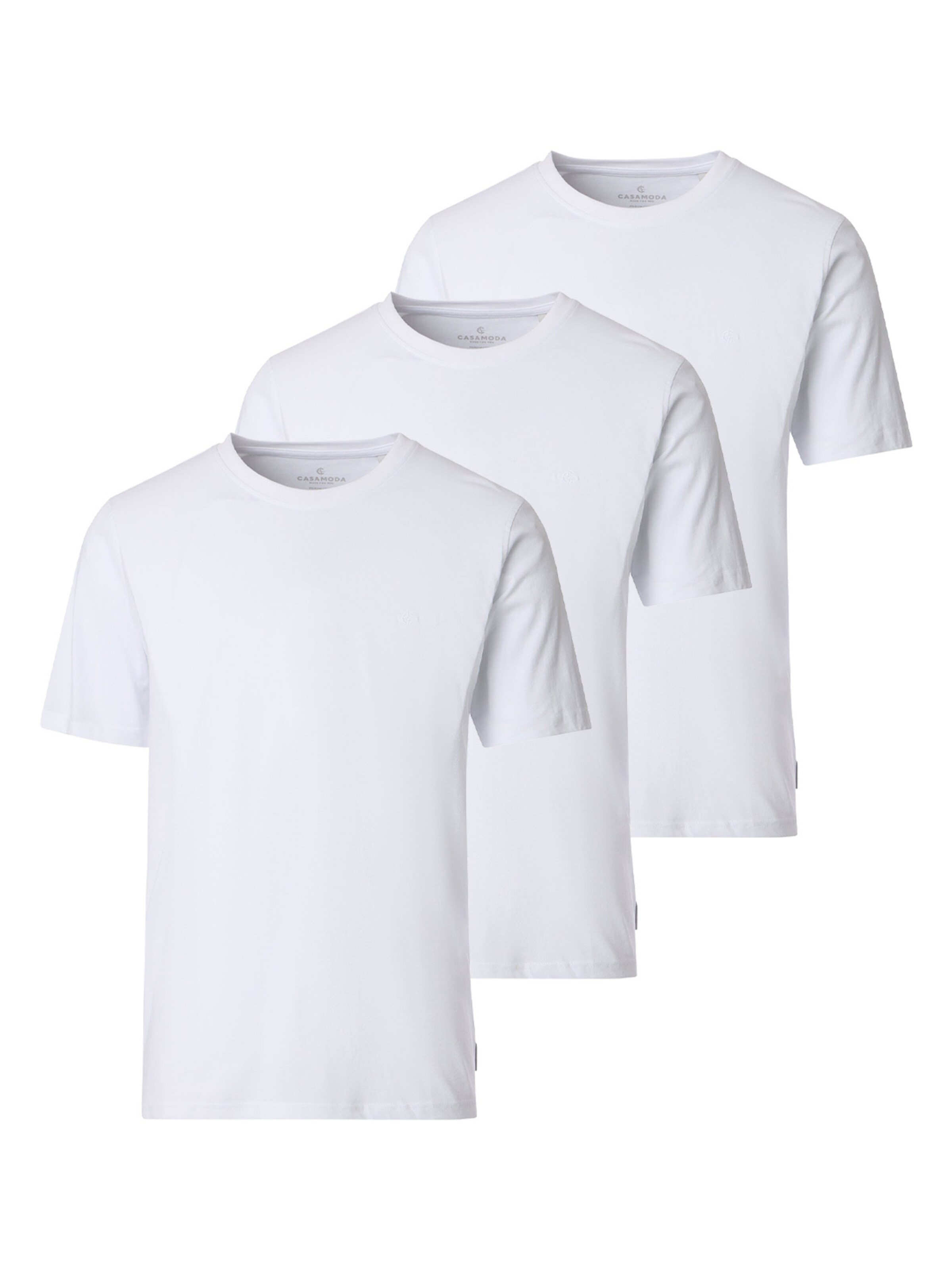 CASAMODA Shirt 'Basic'‌‌‌‌‌‌‌‌‌‌ in Weiß: Vorderseite