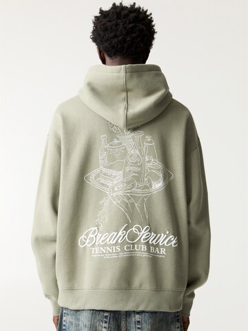 Felpa di Pull&Bear in verde: frontale