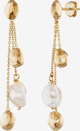 Julie Julsen Earrings in Gold / Pearl white, Item view