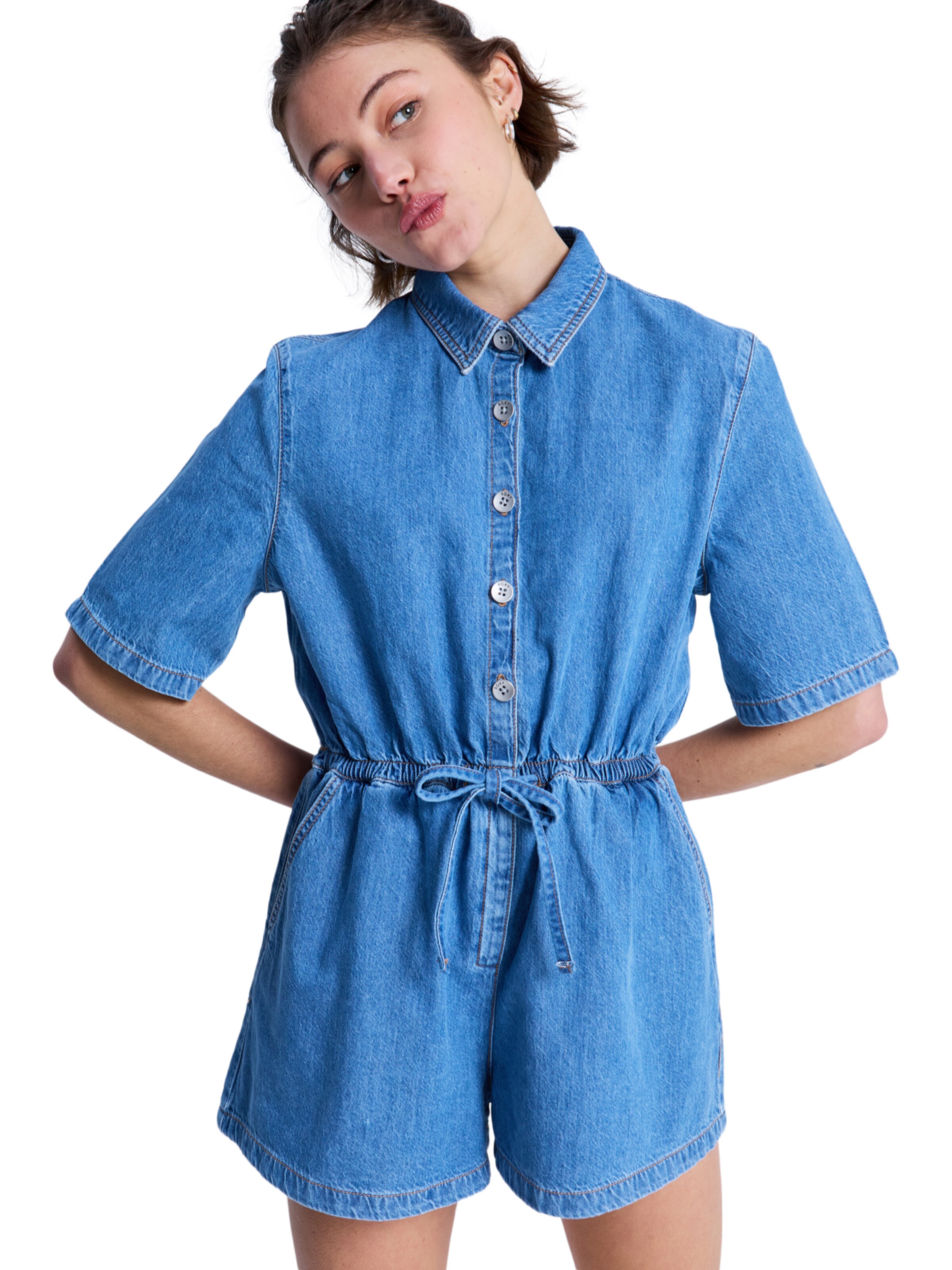 Combinaison 'Real Tomorrow' ROXY en bleu : devant