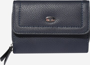 TOM TAILOR Wallet in Blue: front