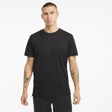 T-Shirt fonctionnel PUMA en noir : devant