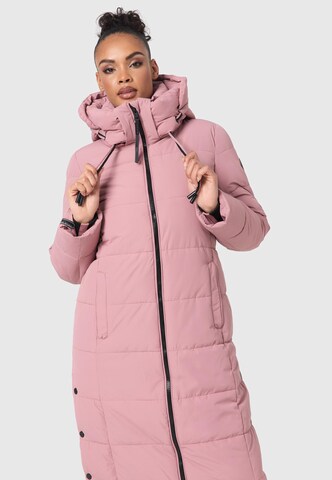 Manteau d’hiver 'Nadeshikoo XVI' MARIKOO en rose : devant