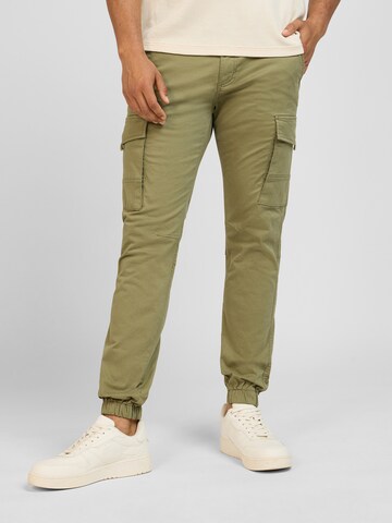 WOTEGA Slim fit Cargo Pants '341' in Green