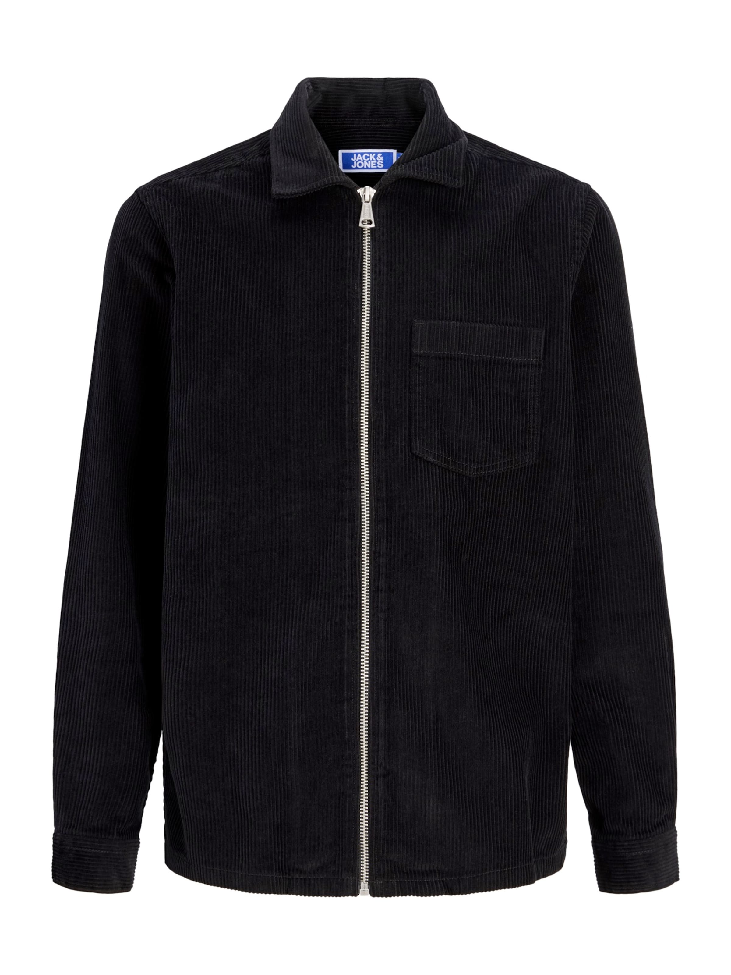 Cămașă 'JORTORONTO' de la Jack & Jones Junior pe negru: față