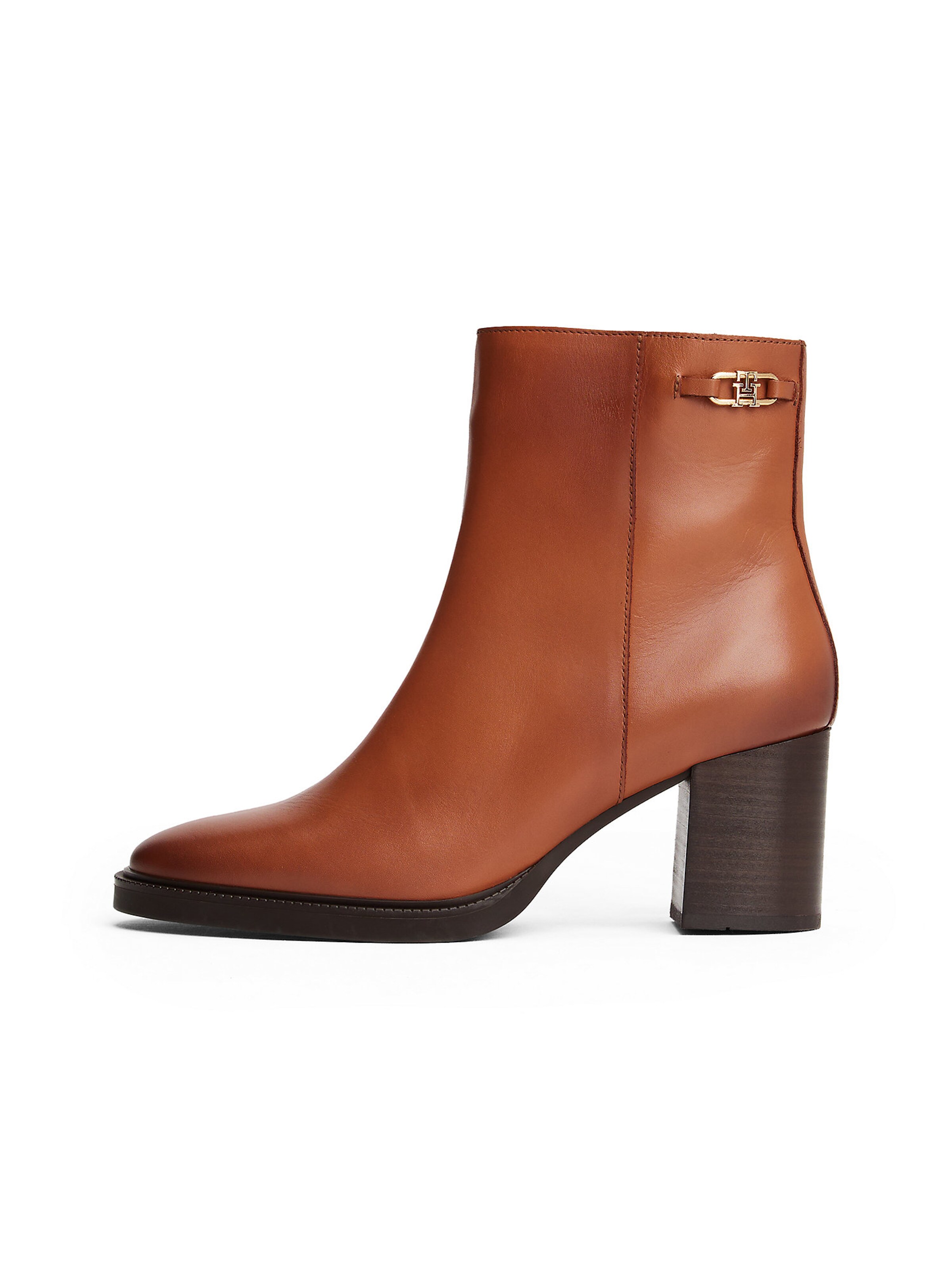 TOMMY HILFIGER Ankle Boots in Braun: Vorderseite