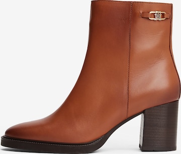 TOMMY HILFIGER Ankle Boots in Braun: Vorderseite