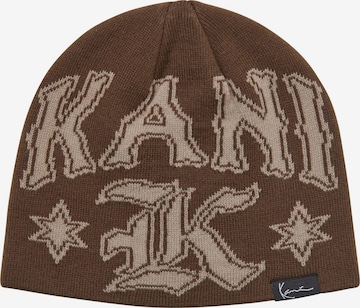 Karl Kani - Gorra 'Looplabel Scully' en marrón: frente