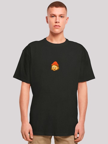 T-Shirt 'Heroes of Childhood Pinocchio' F4NT4STIC en noir : devant