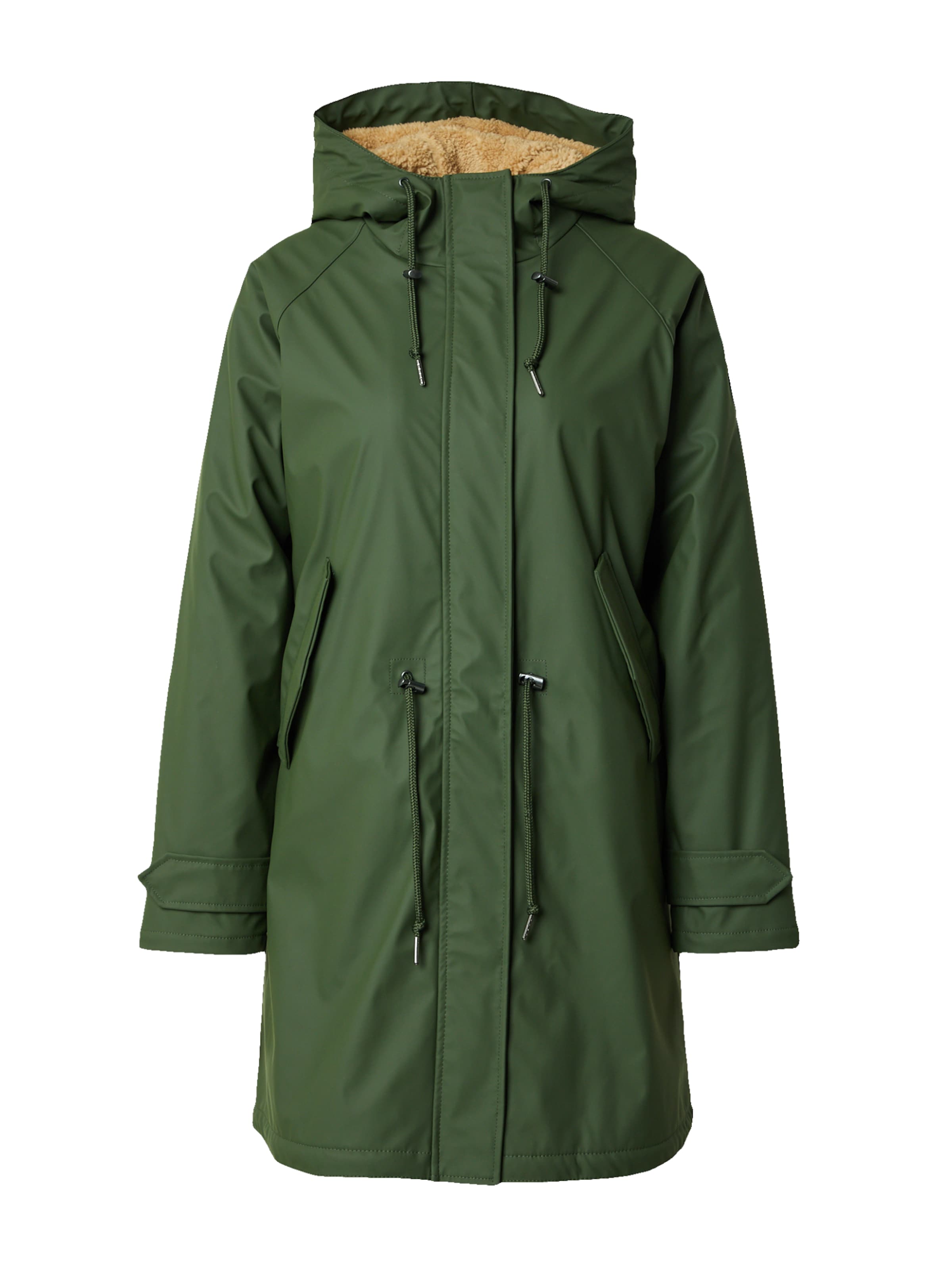 Derbe Raincoat 'Friese Tidaholm' in Green: front