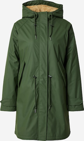 Derbe Raincoat 'Friese Tidaholm' in Green: front